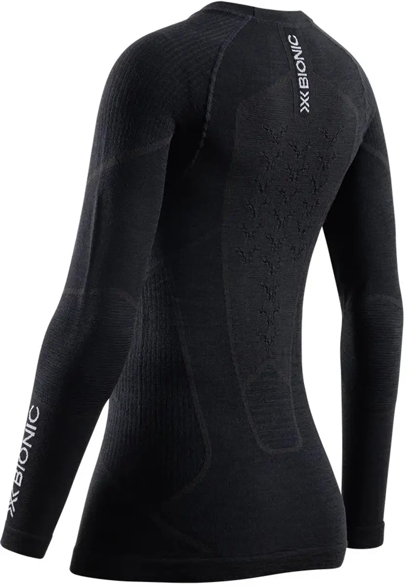 X-Bionic Symbio Merino Lange Mouwen Basislaag XS - Zwart