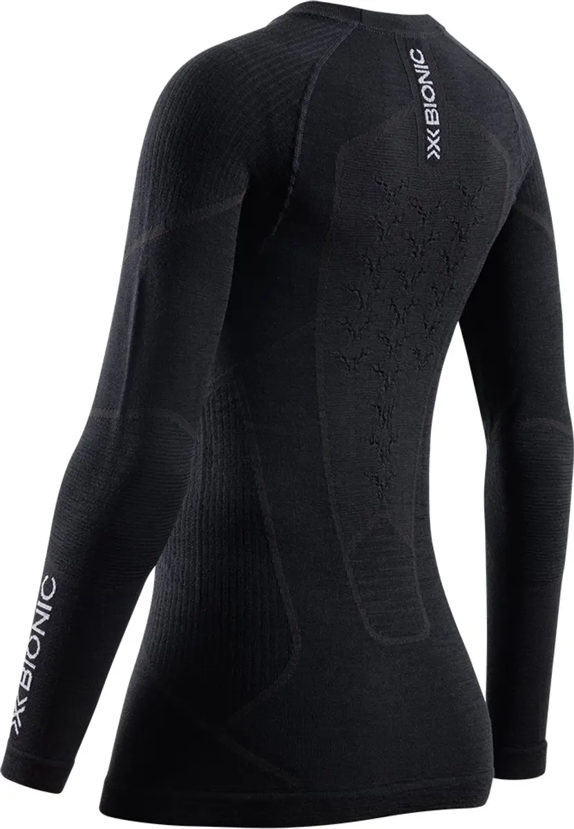 X-Bionic Symbio Merino Lange Mouwen Basislaag XS - Zwart