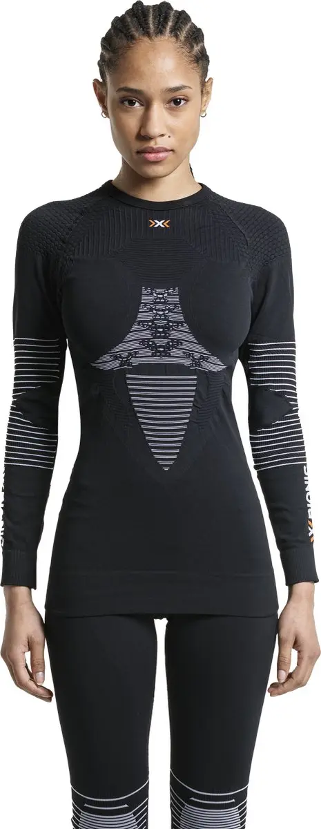 X-Bionic Energizer 4.0 Compressie Shirt L - Opaalzwart/Arctisch wit - afbeelding 6 van 6