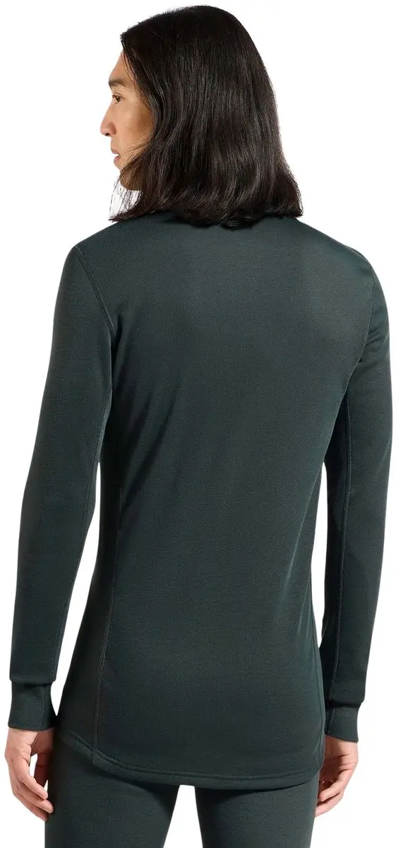 ODLO Active Warm Eco Base Layer Longsleeve Heren L - Donkergrijs