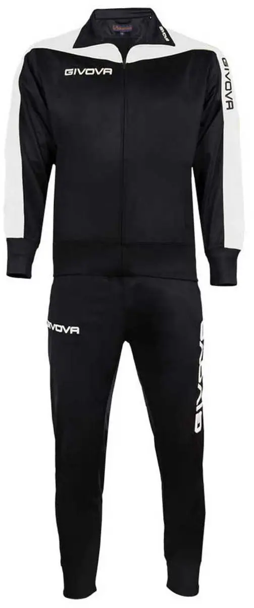 Givova Roma Trainingspak M - Zwart/Wit