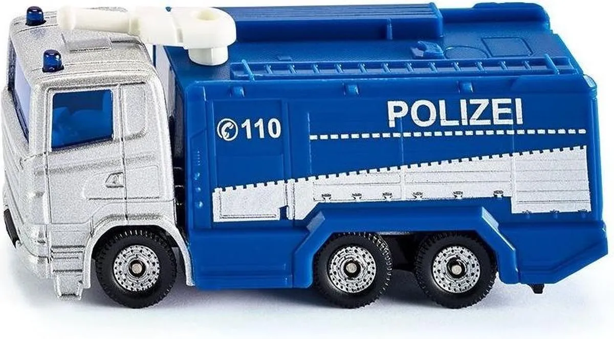 SIKU Scania Politie Waterkanon Vrachtwagen 8,4cm