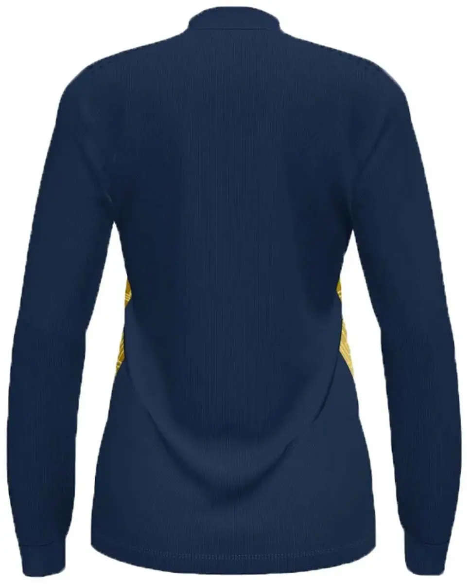Joma Elite VIII Sweatshirt - Meisjes 11-12 jaar - Dark Navy/Geel - afbeelding 3 van 6