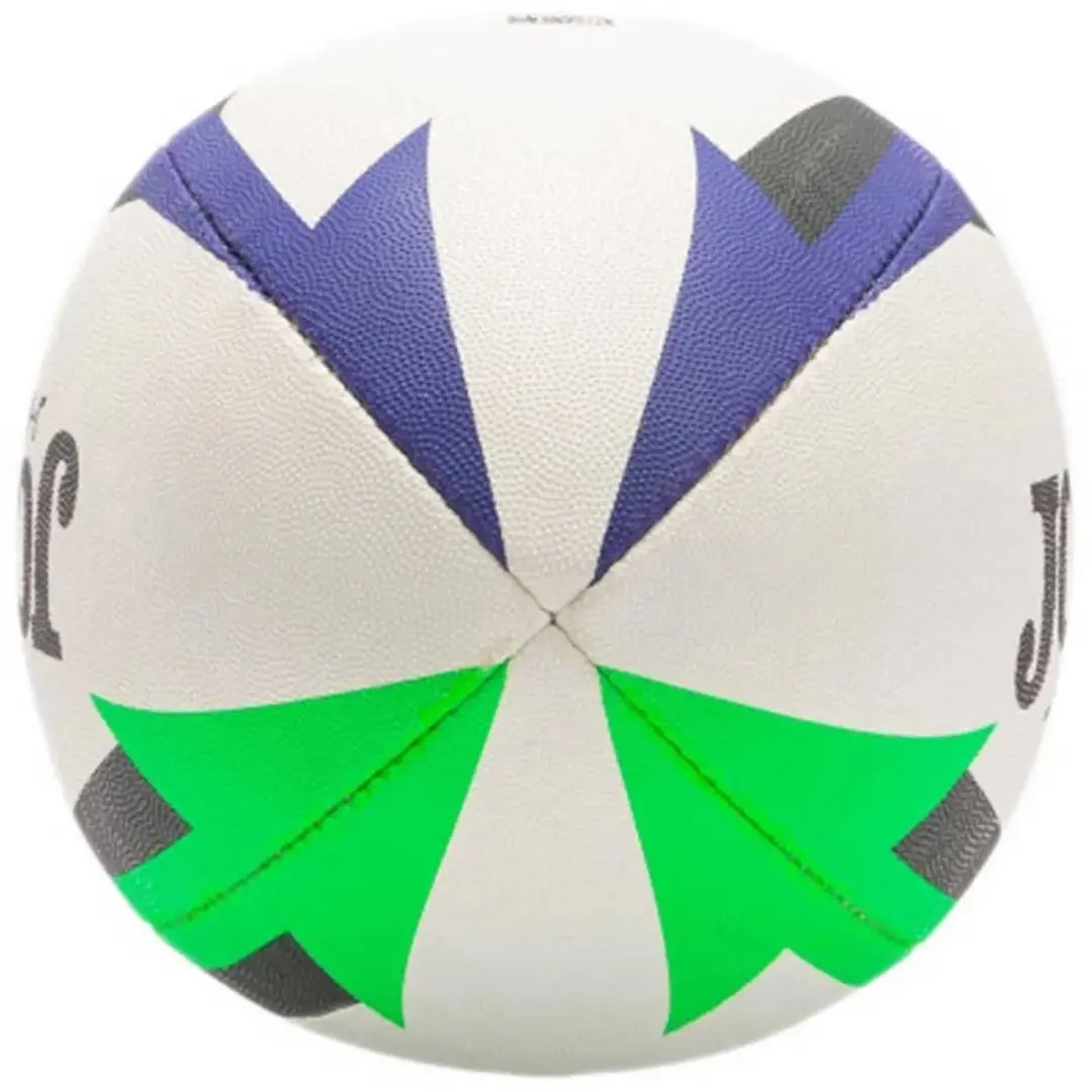 Joma J-max Rugbybal M4 - Groen/Wit/Blauw - afbeelding 2 van 4
