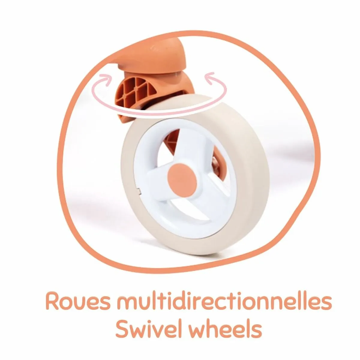 Smoby Baby Nurse Buggy Poppenwagen 7600251224 - Multi kleuren