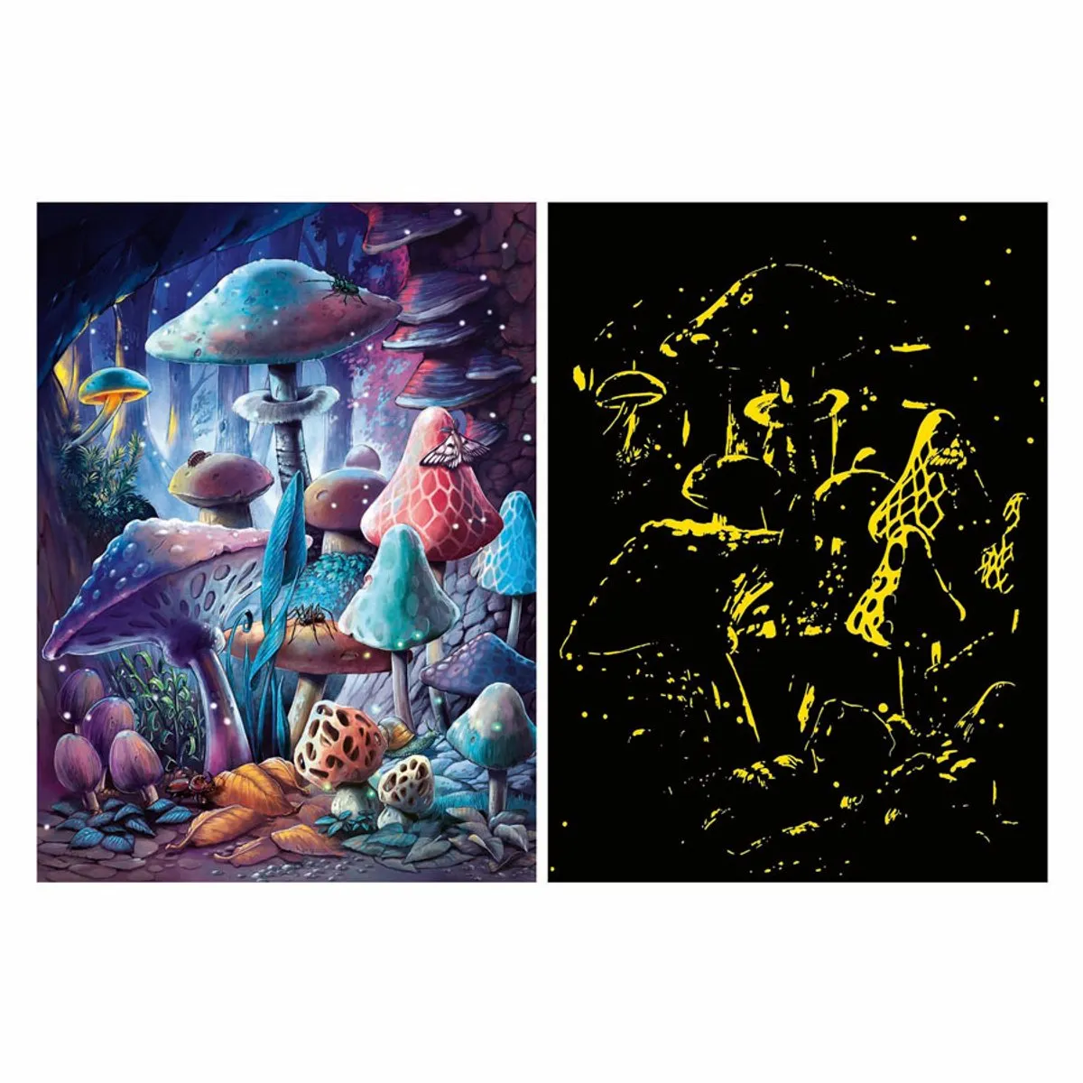 Ravensburger Moonlight Mushrooms Legpuzzel 500 Stuks - Meerkleurig
