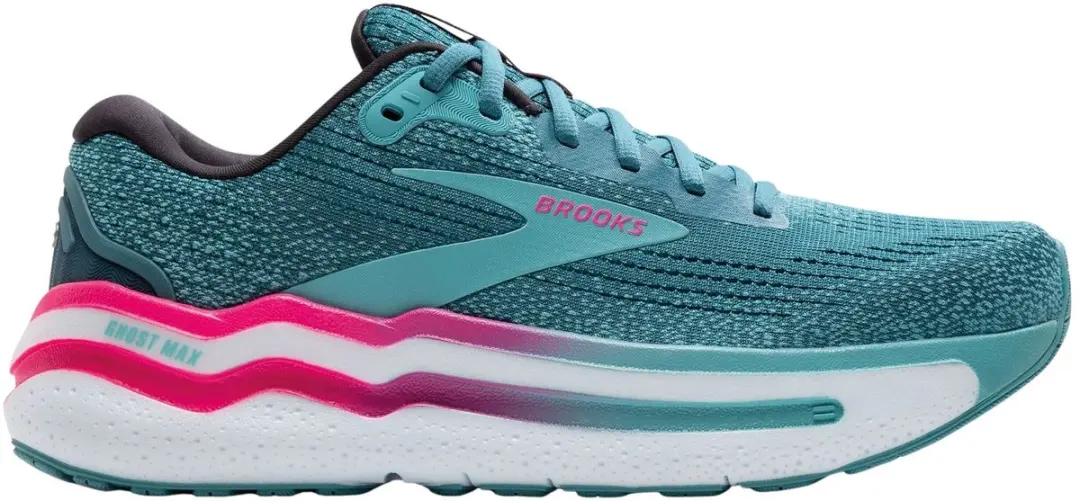 Brooks Ghost Max 2 Dames Hardloopschoenen - 38 - Blauw/Rozewit