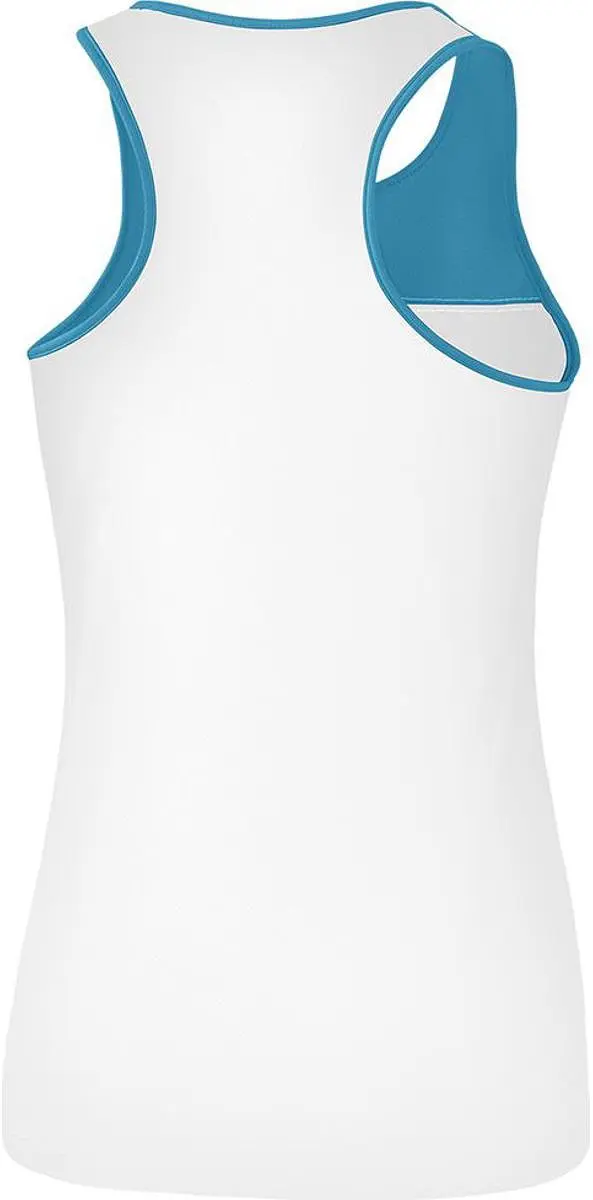 Erima 5-C Tanktop Performance - 42 - Wit/Blauw