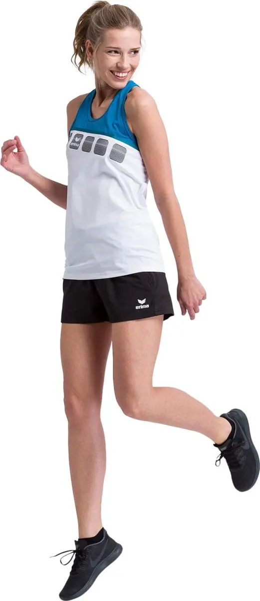 Erima 5-C Tanktop Performance - 42 - Wit/Blauw
