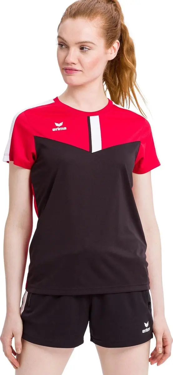 Erima Squad T-Shirt Dames - Rood - Maat 36