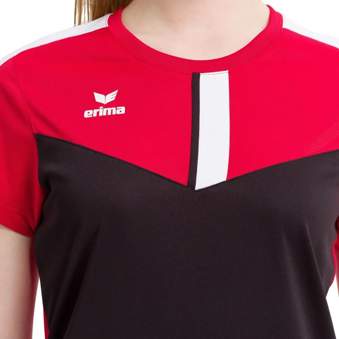 Erima Squad T-Shirt Dames - Rood - Maat 36