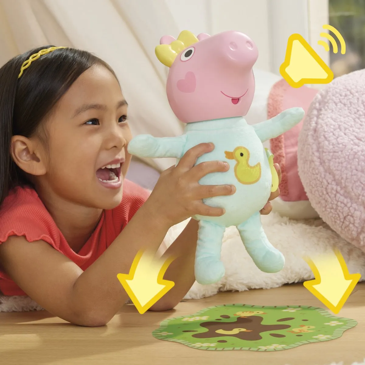 Hasbro Peppa Pig Knuffel Evie - Multicolor