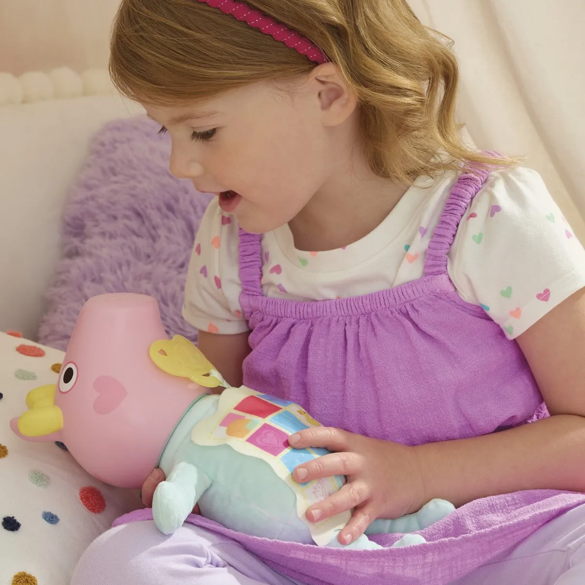 Hasbro Peppa Pig Knuffel Evie - Multicolor