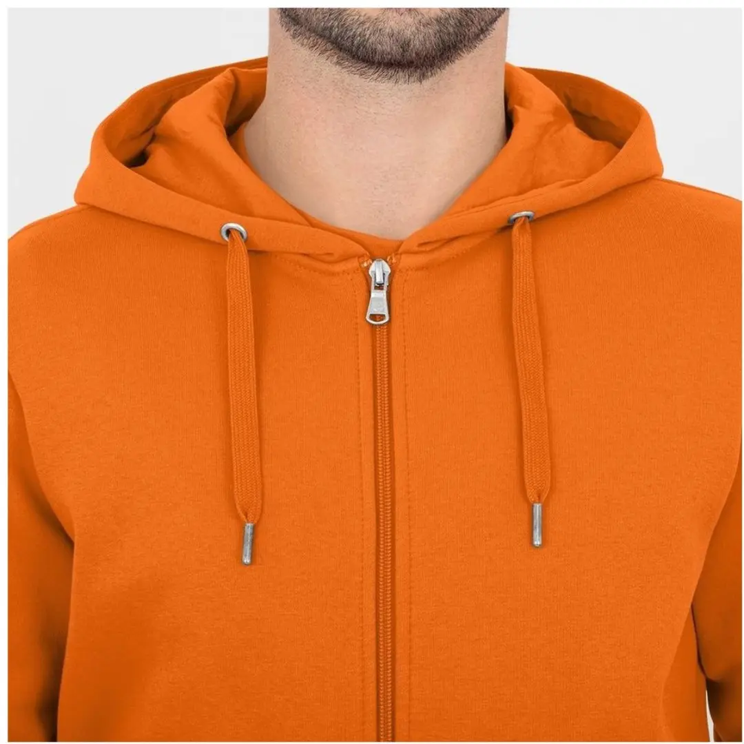 Jako Organic Jas Met Kap Heren - Oranje S