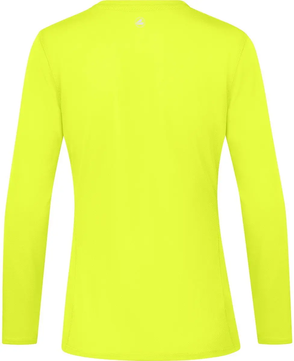 JAKO Shirt Run 2.0 Longsleeve - Geel - Maat 34