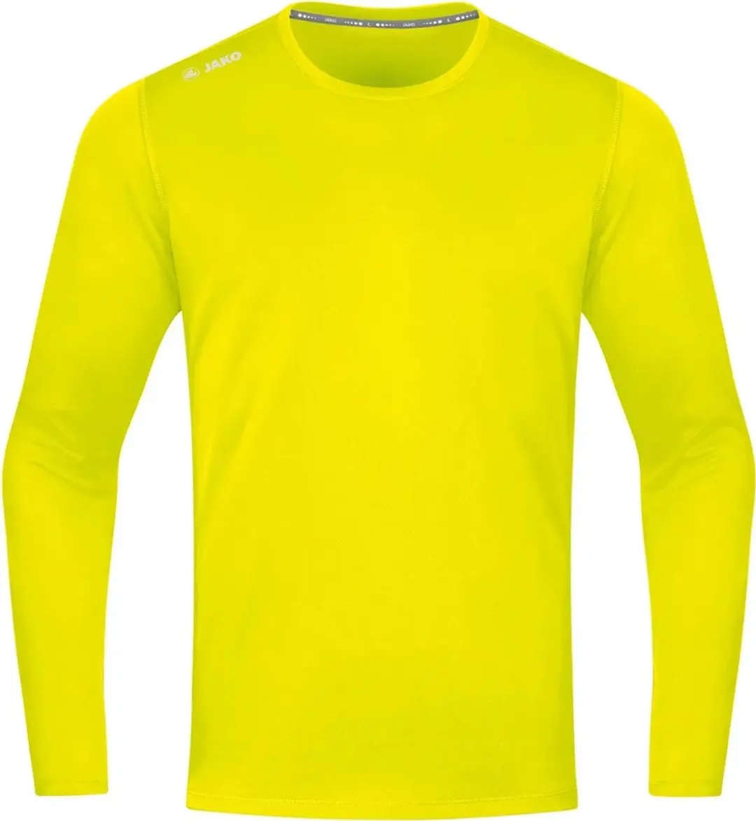 JAKO Shirt Run 2.0 Longsleeve - Geel - Maat 34