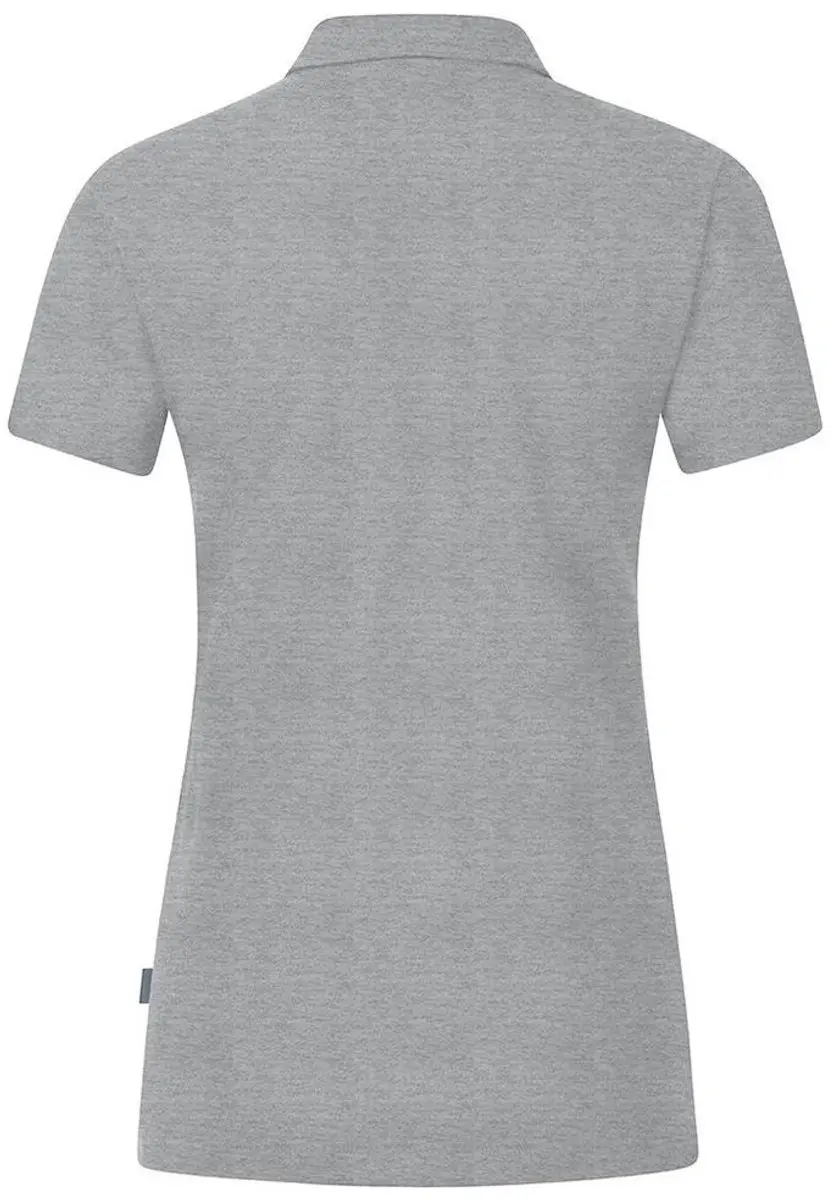 JAKO Organic Polo Stretch Dames - Lichtgrijs - Maat 40