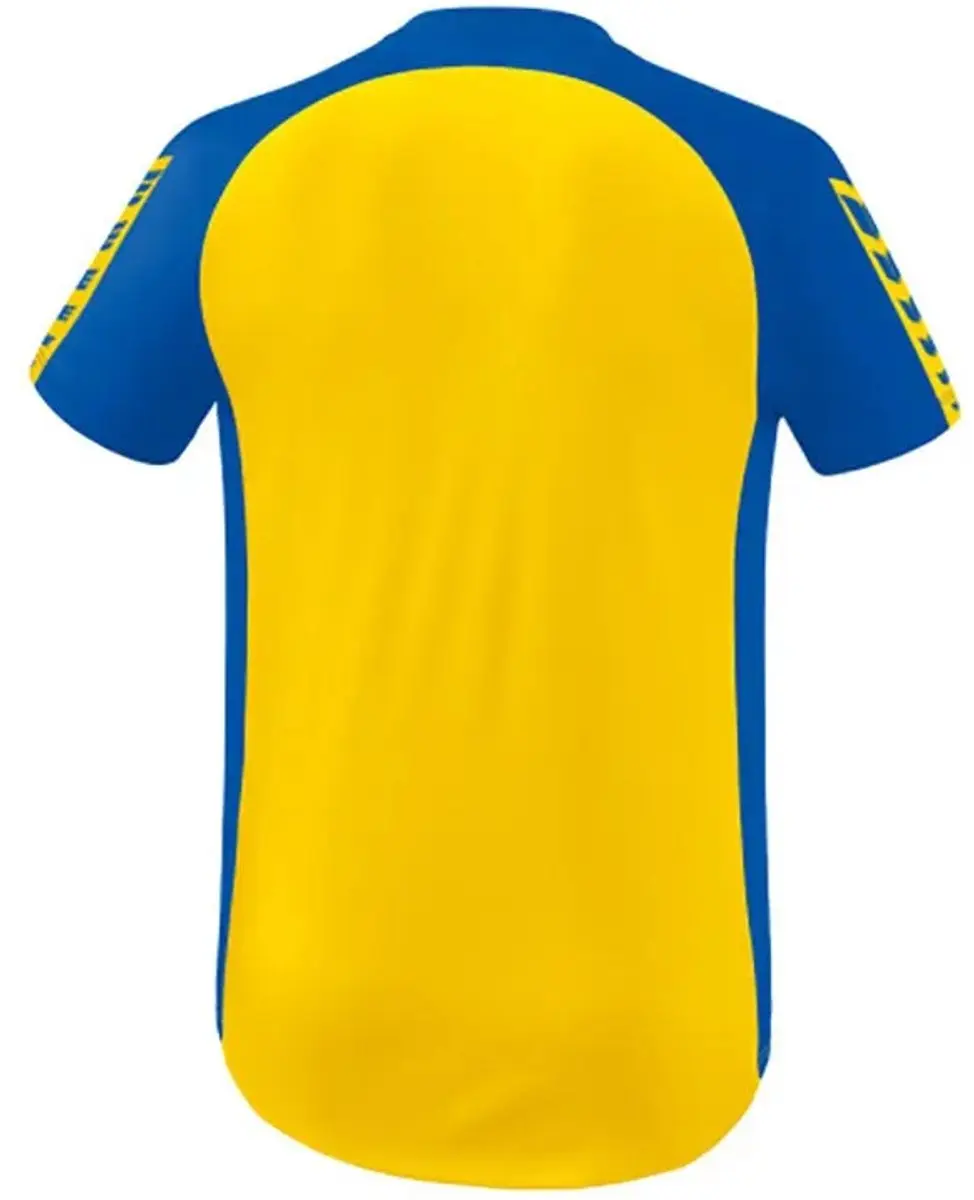 Erima Six Wings Shirt Korte Mouw Kinderen 164 - Geel