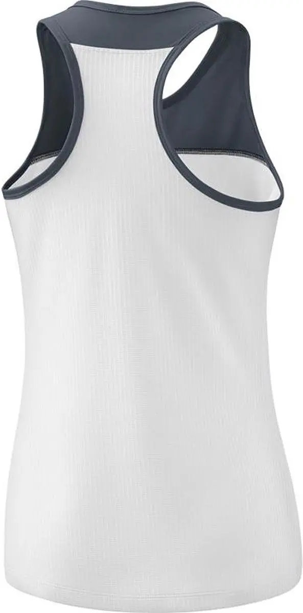 Erima Change Tanktop Dames - 40 - Wit/Slate Grey/Zwart