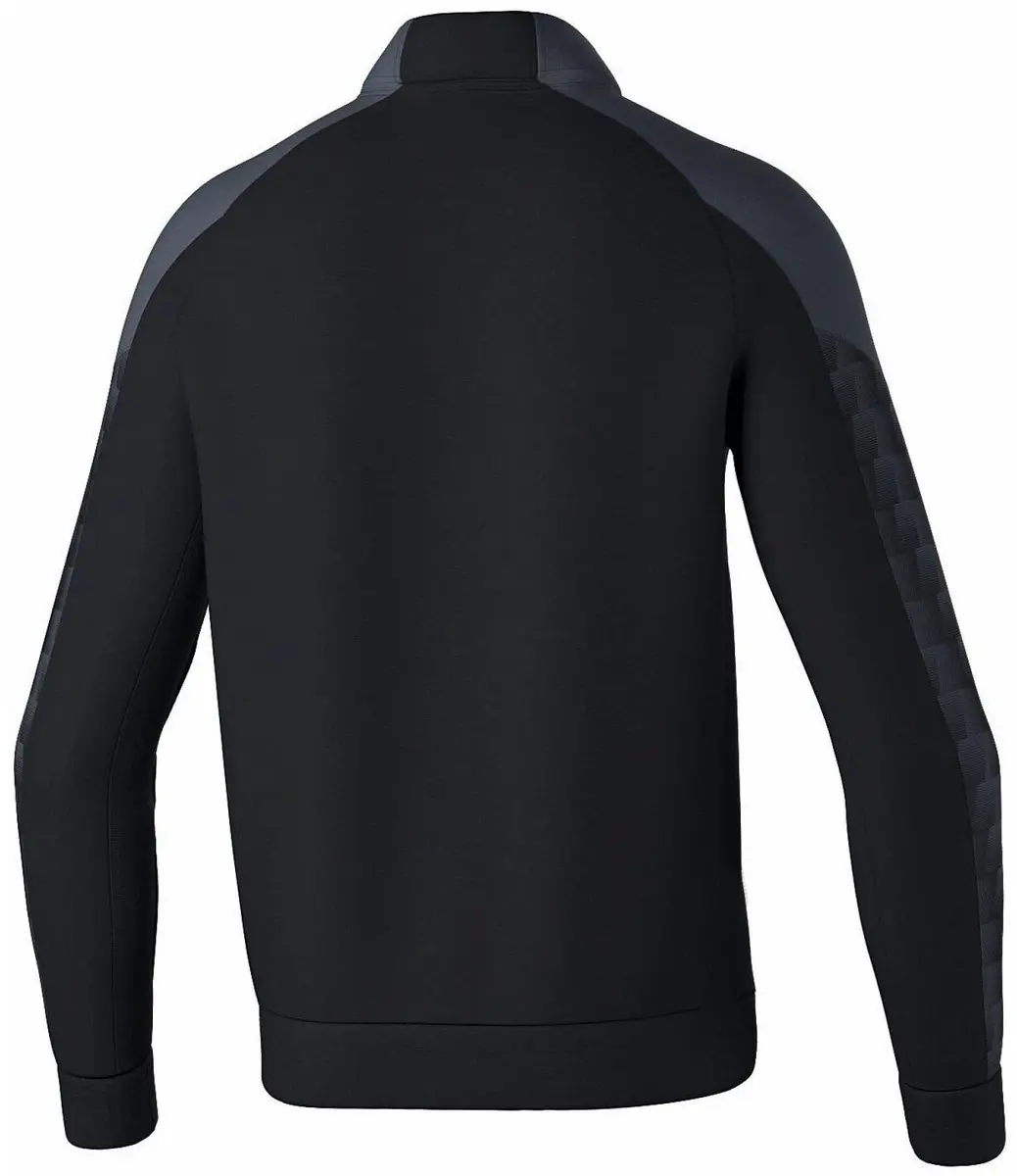 Erima Evo Star Trainingsjack Junior 152 - Zwart/donkgrijs