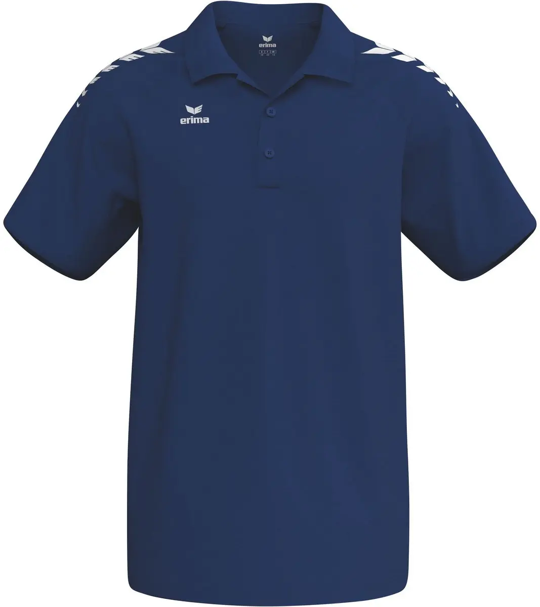 Erima CMTP 3 Wings Polo Heren - XXL - Marine/Wit