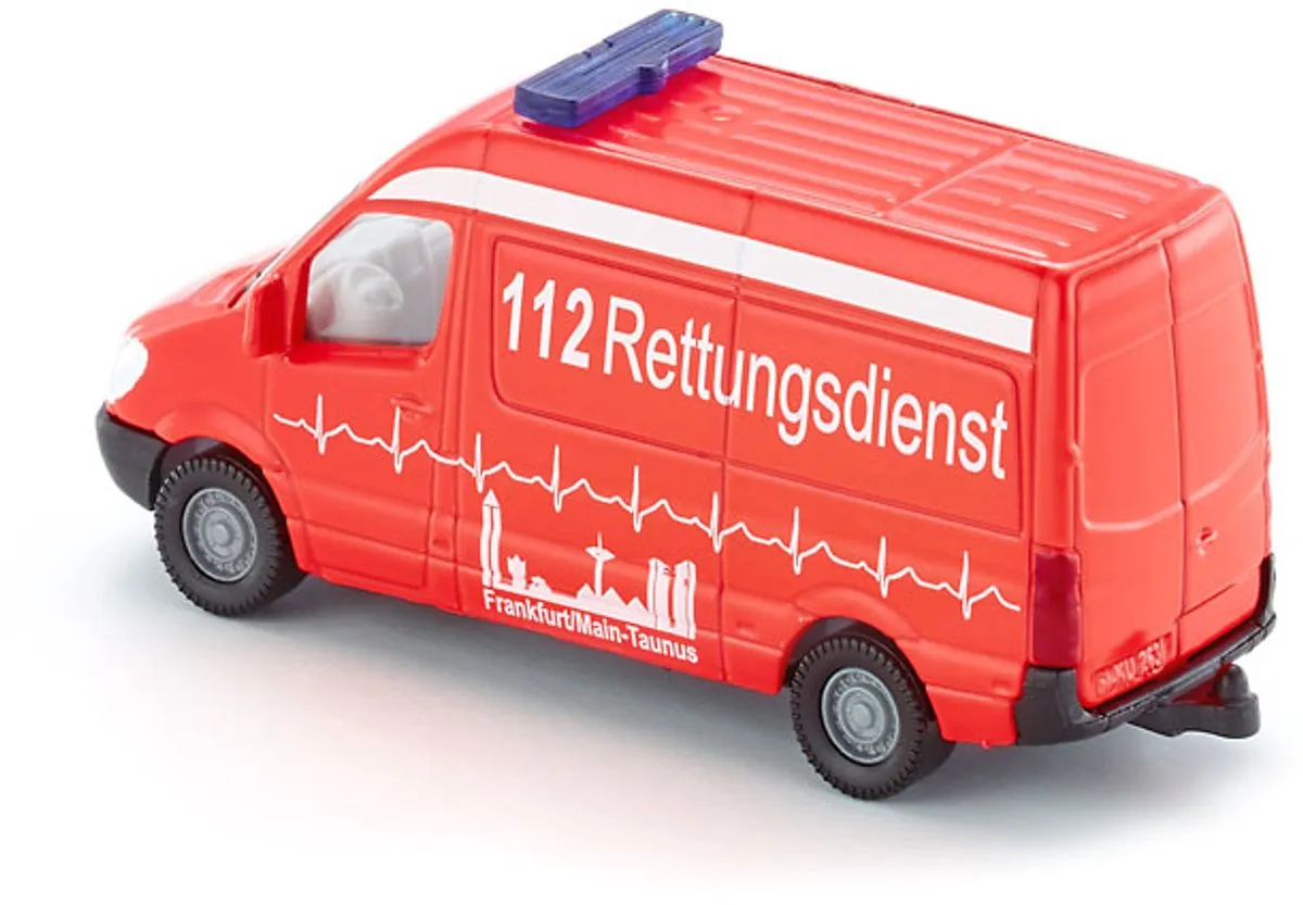 SIKU Ziekenwagen 805 - Rood