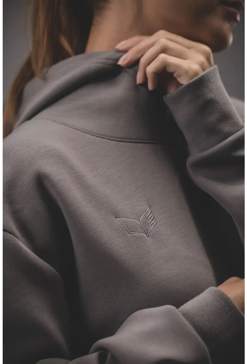Erima Premia Hoodie Heren - M - Taupe
