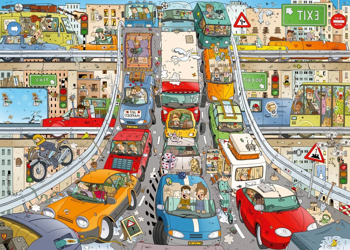 Ravensburger Verkeerschaos Legpuzzel 1000 Stuks - RAV-175888