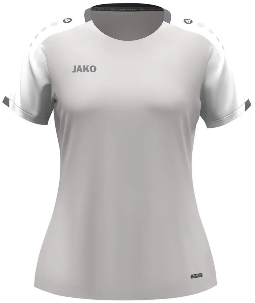 Jako Dynamic T-Shirt Dames L - Lichtgrijs/Wit/Grijs - afbeelding 6 van 6