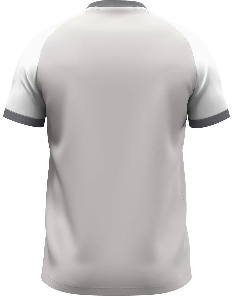 Jako Dynamic T-Shirt Dames L - Lichtgrijs/Wit/Grijs
