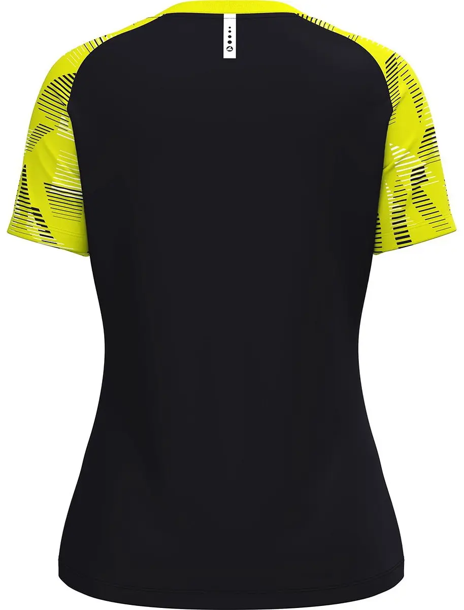Jako Sonic T-Shirt Dames 42 - Zwart/Fluogeel