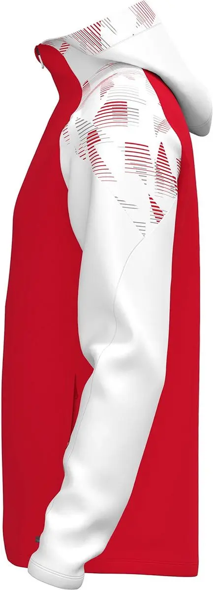 Jako Sonic Jas Met Kap Kinderen 128 - Rood/Wit