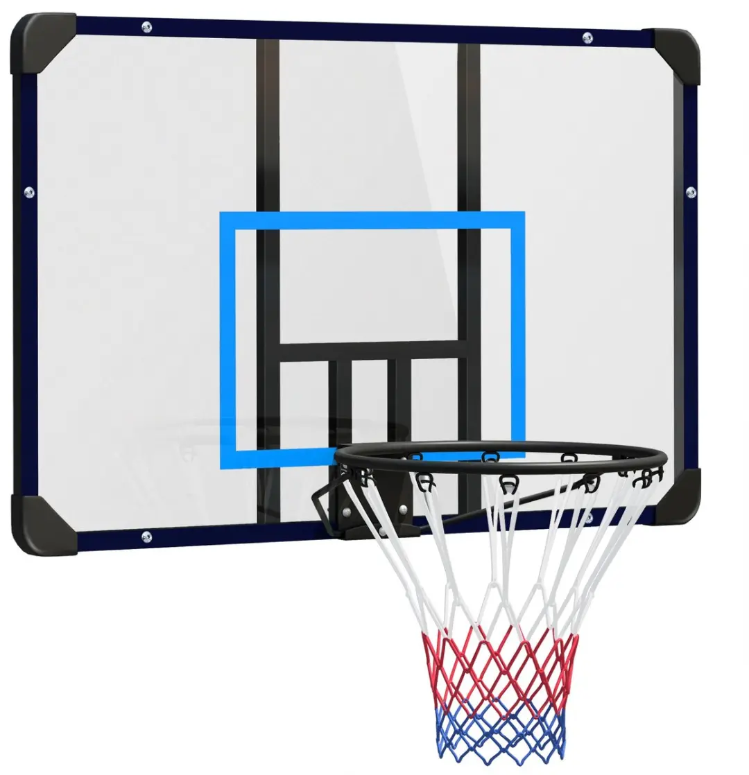 SPORTNOW Basketbalring A61-039V00BU - Breukvaste achterwand - Kleurrijk - afbeelding 6 van 6