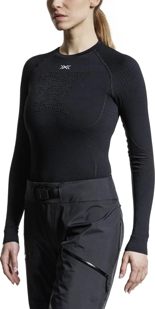 X-Bionic Energy Accumulator 4.0 Thermoshirt Dames - Maat M - Charcoal/Magnolia - afbeelding 6 van 6