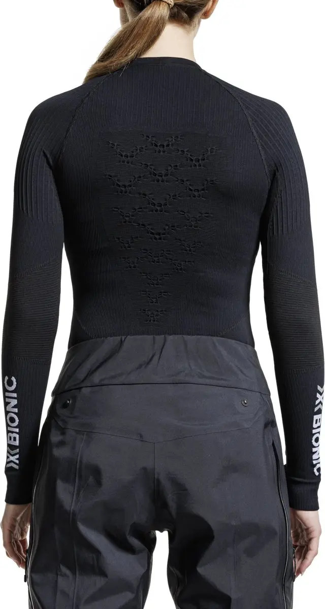 X-Bionic Energy Accumulator 4.0 Thermoshirt Dames - Maat M - Charcoal/Magnolia