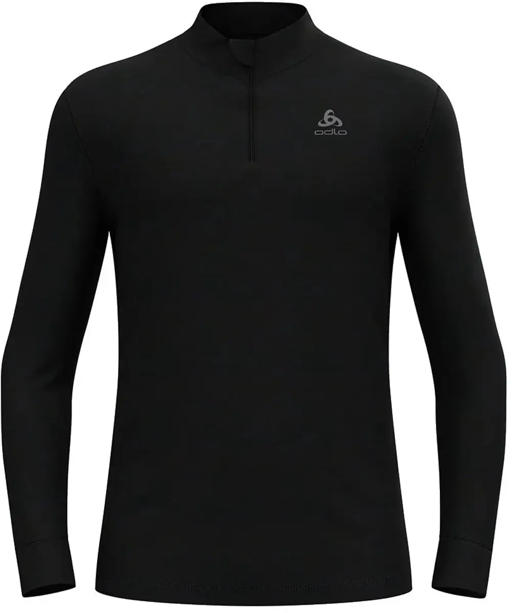 ODLO Natural Merino 200 Half Zip Thermoshirt M - Zwart - afbeelding 6 van 6