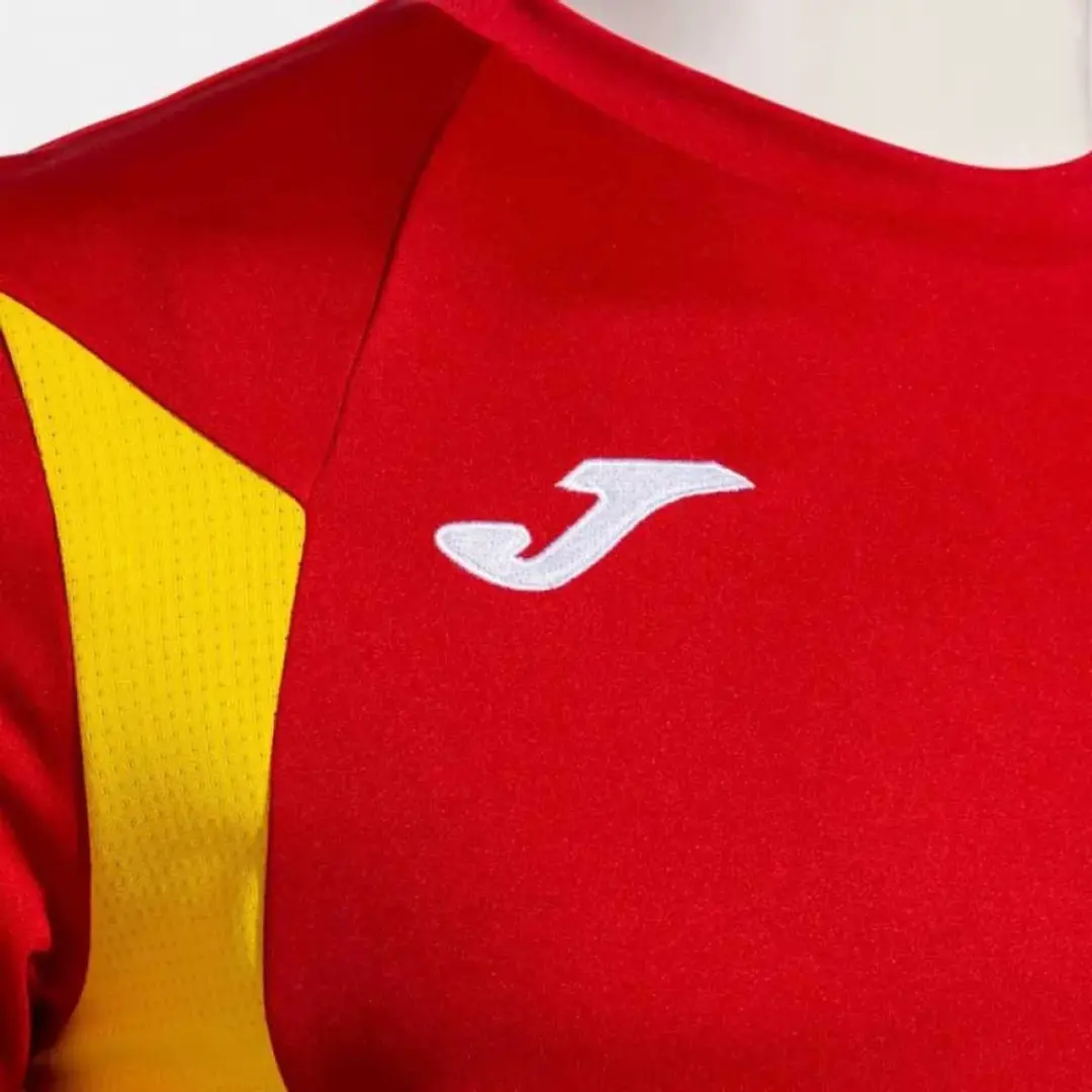Joma Winner III T-shirt 2XL - Rood/Geel
