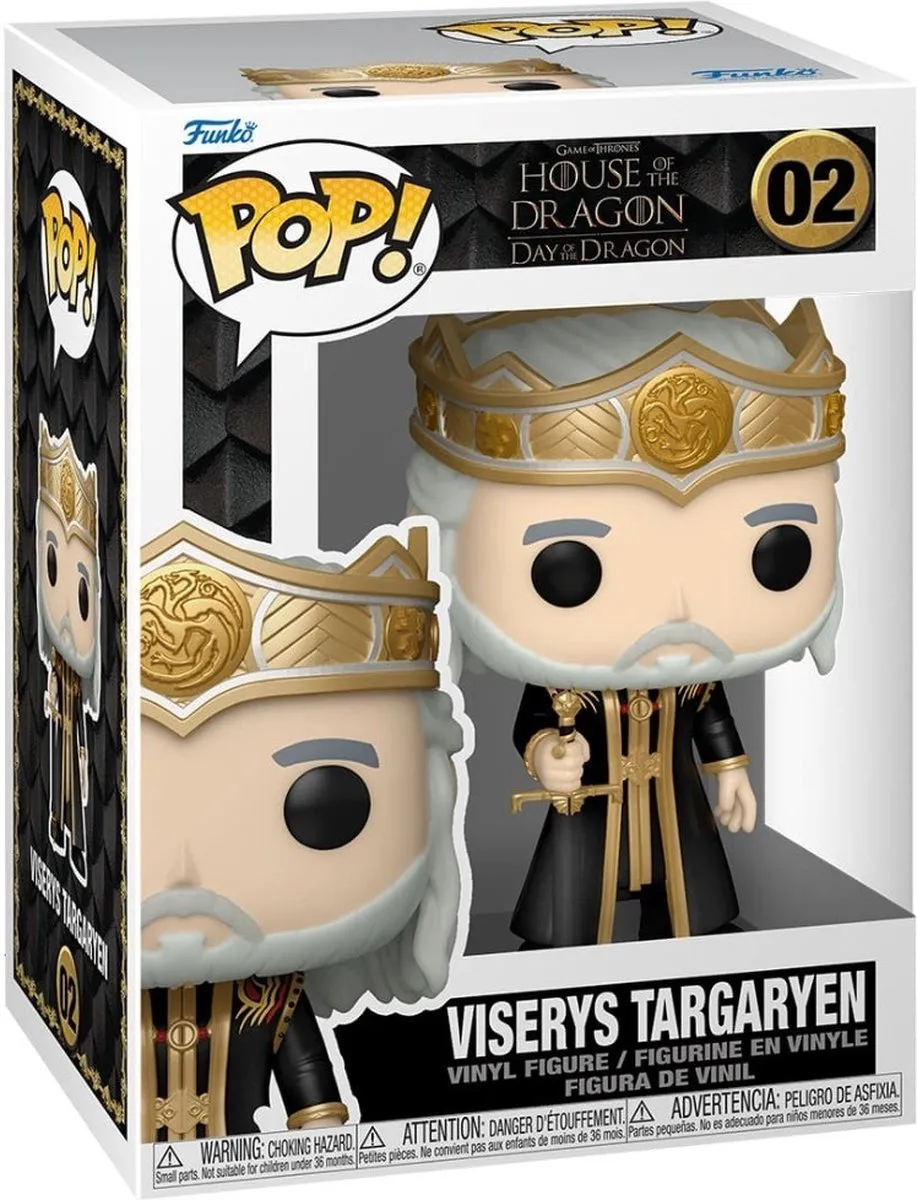 Funko Pop! Viserys Targaryen 65608 - afbeelding 2 van 3