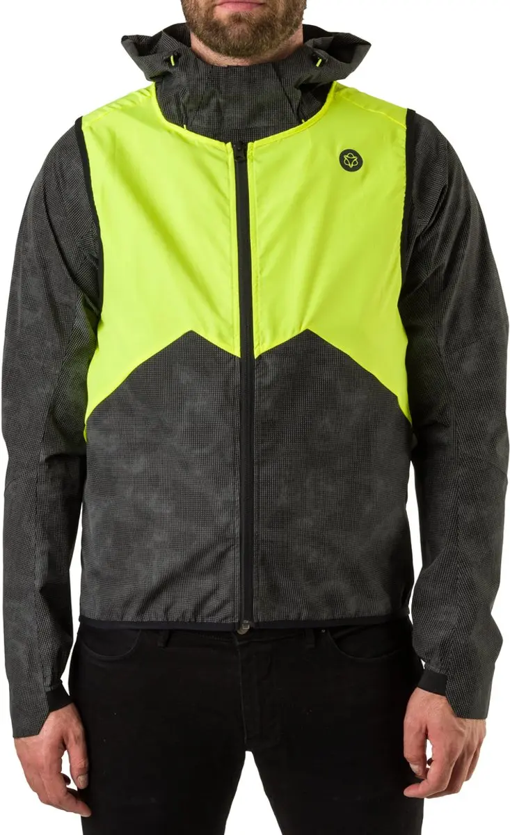 AGU Compact Body Fietsjack - M - Hi-vis Geel