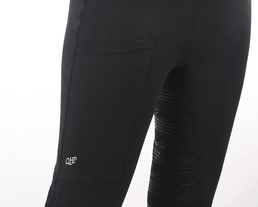 QHP Eden Full Grip Rijlegging 116 - Zwart - afbeelding 6 van 6