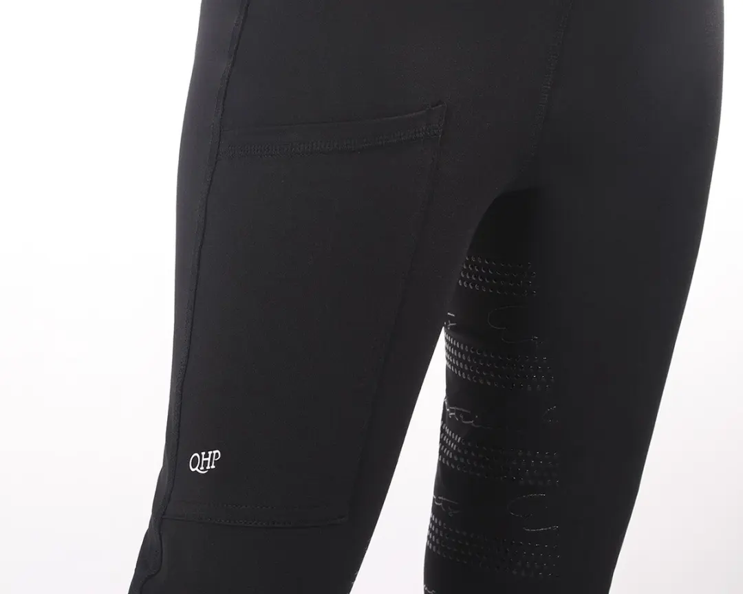 QHP Eden Full Grip Rijlegging 116 - Zwart