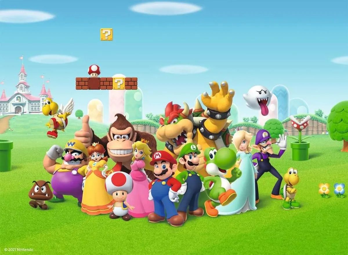 Ravensburger Super Mario Legpuzzel 200 XXL Stukjes - Multicolor