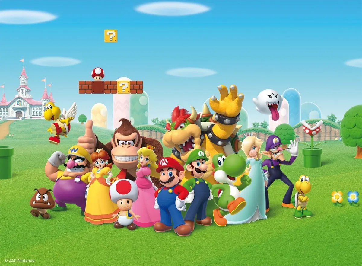 Ravensburger Super Mario Legpuzzel 200 XXL Stukjes - Multicolor