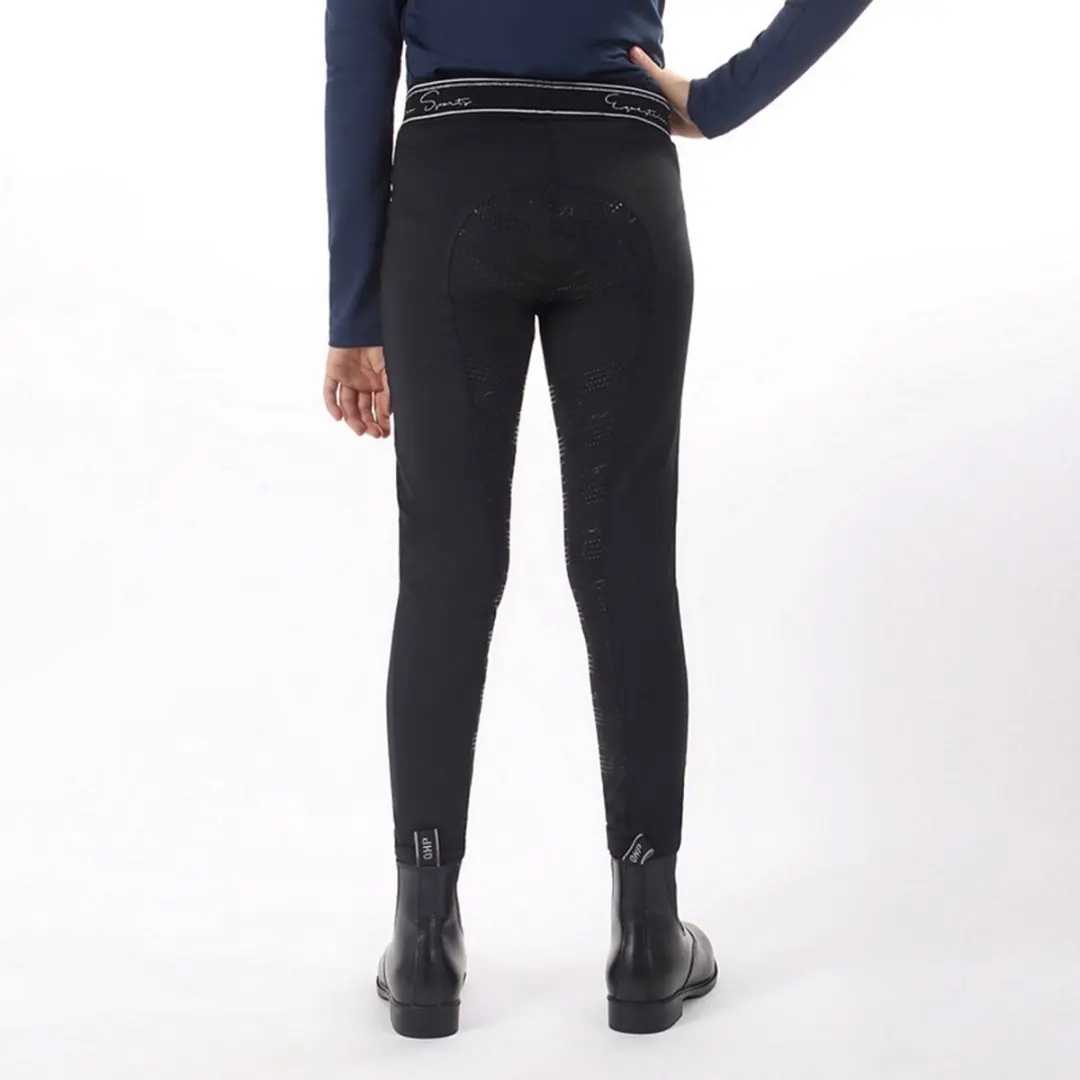 QHP Rijlegging Eden Full Grip Kids 152 - Zwart