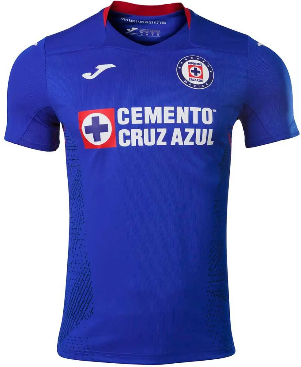 Joma Cruz Azul 20/21 Thuis T-shirt Met Korte Mouwen Blauw 9-10 Years Kinderen