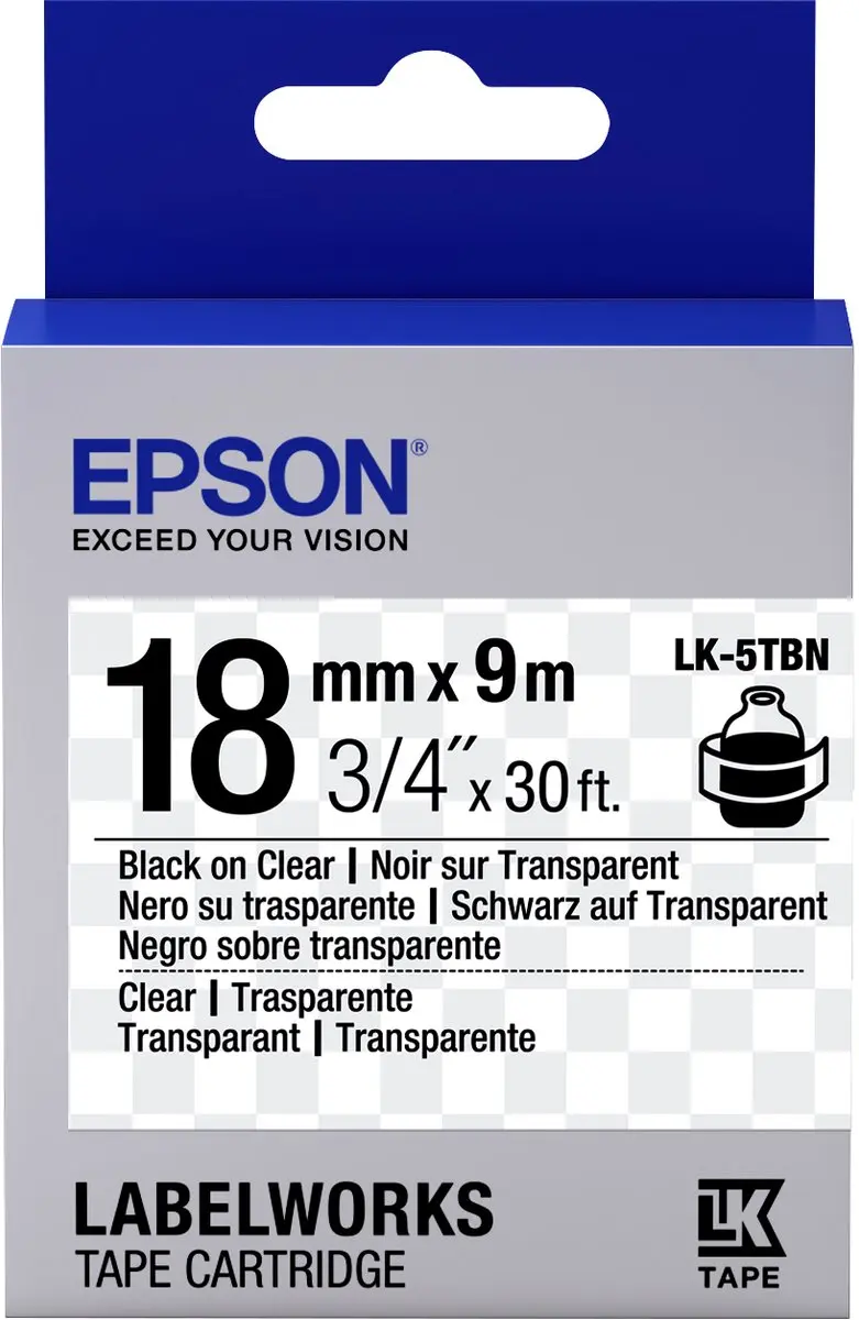Printerlabels Epson C53S655008 Zwart