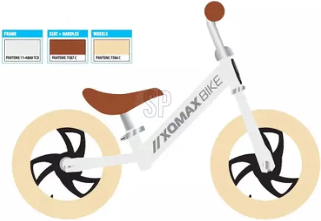 Koopman XQMAX Loopfiets 12 Inch - Wit