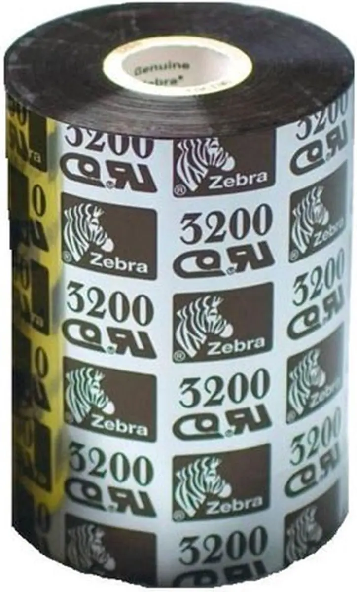 Zebra Wax/Resin 3200 03200BK15645 Printerlint - 6,14" x 156mm - Zwart