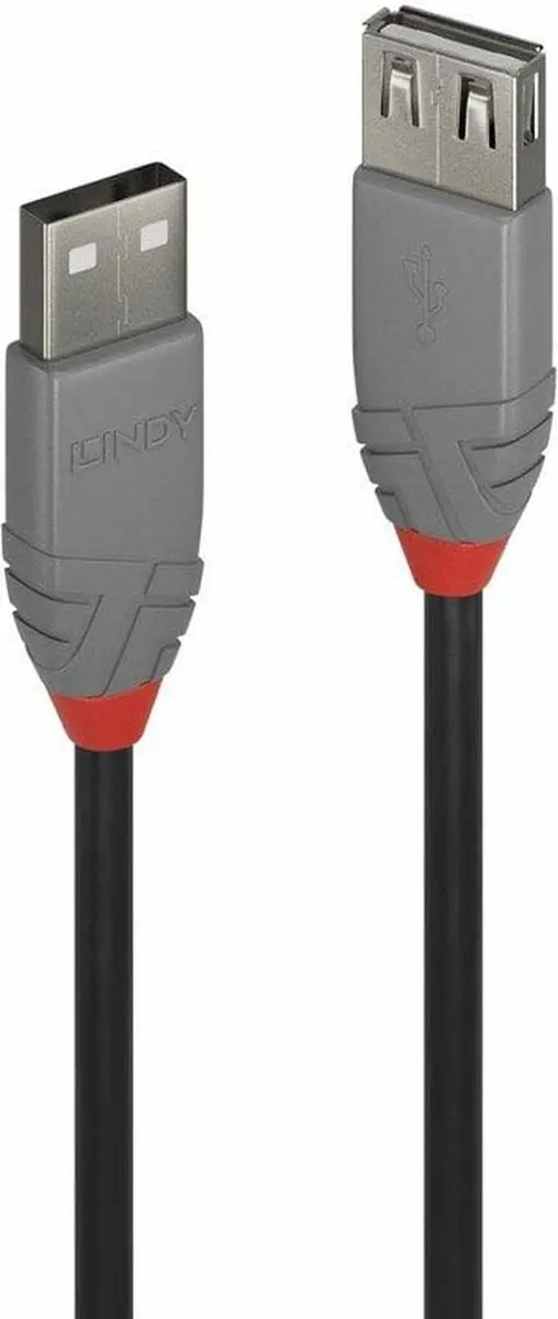 Lindy USB-kabel 36700 - Zwart