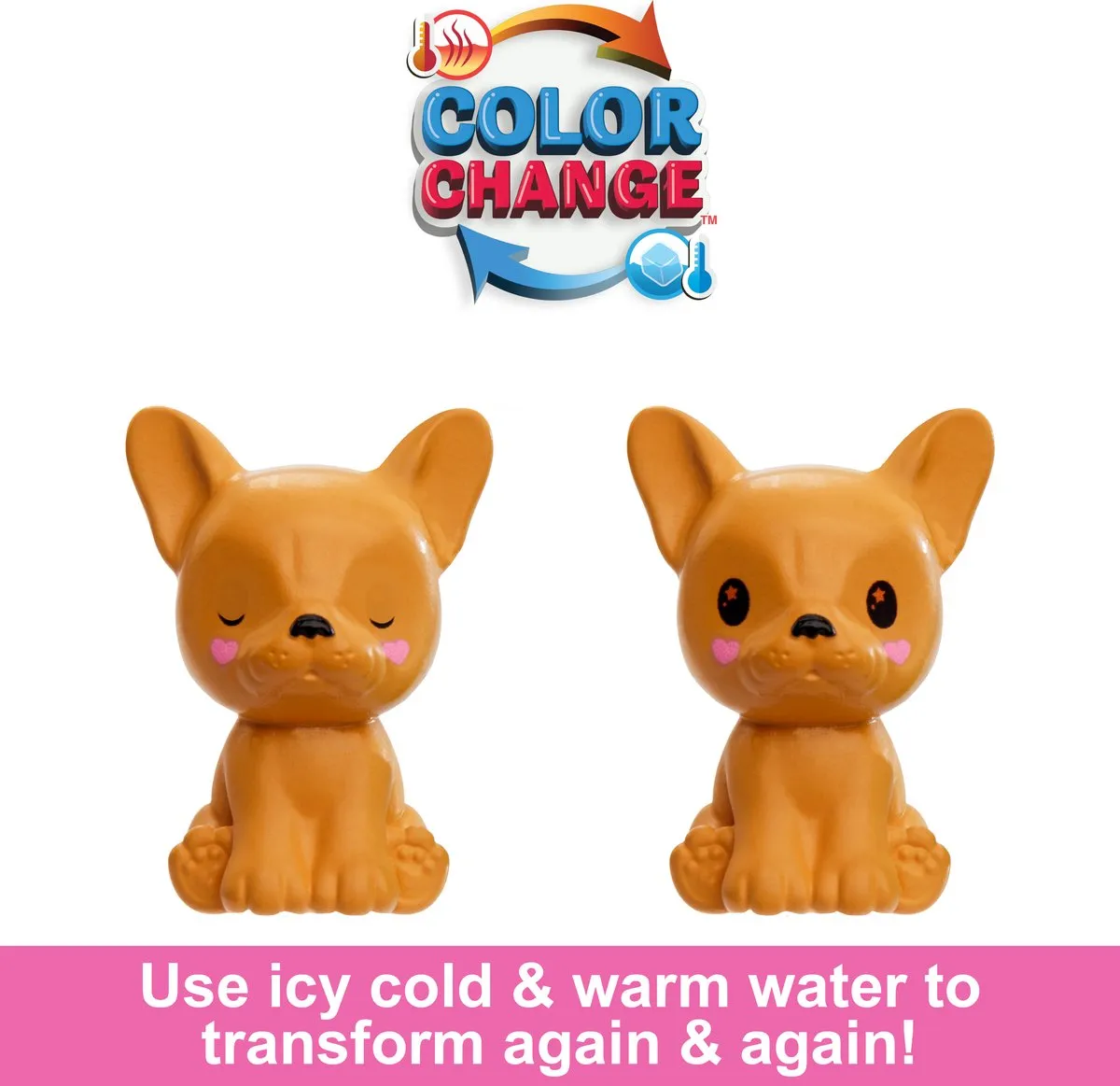 Barbie Cutie Reveal Pop HRK29 Pop - 13,9 cm - Hond Kikker